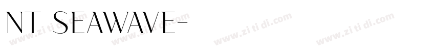 NT SEAWAVE字体转换